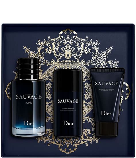 brochure dior|christian Dior sauvage gift set.